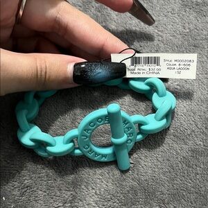 Marc Jacobs Aqua Lagoon Chain Bracelet